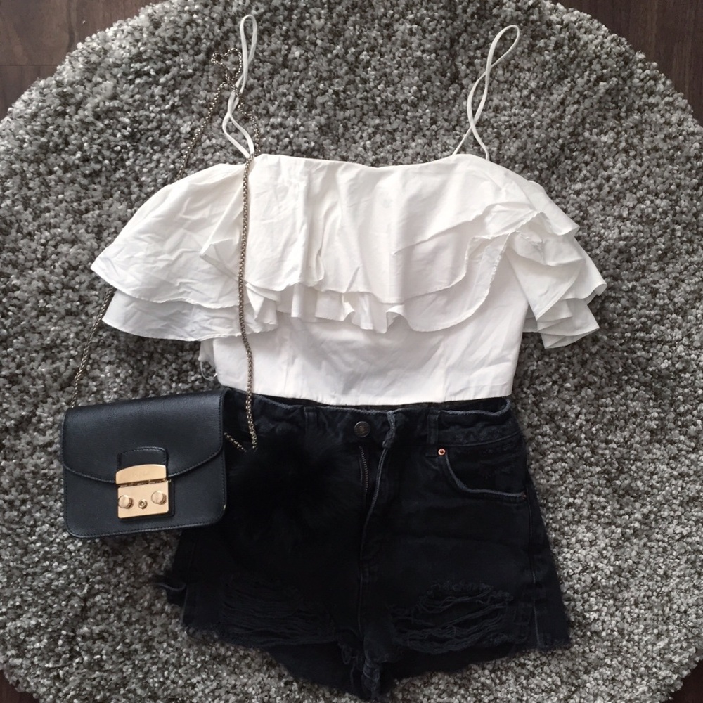 Zara Ruffle Top
